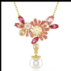 Swarovski Collier Et Pendentif<Collier Femme Gema Pearl - 5688490 rose,doré