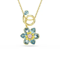 Swarovski Collier Et Pendentif<Collier Femme Idyllia F Florere - 5709029 Plaqué or Bleu