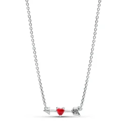 Pandora Collier Et Pendentif<Collier Flèche & Cœur en Verre de Murano
