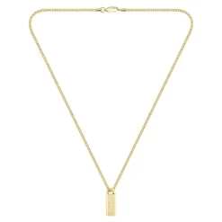 Boss Bijoux Collier Et Pendentif<Collier Homme Kassy Emblem - 1580678 Acier Doré