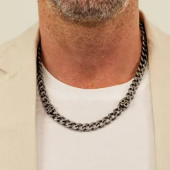 Boss Bijoux Collier Et Pendentif<Collier Homme Double B Absolute - 1580744 Acier