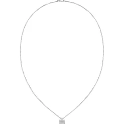 Calvin Klein Bijoux Collier Et Pendentif<Collier Homme - 35000486 Acier Argent