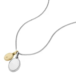 Fossil Bijoux Collier Et Pendentif<Collier Homme Acier Classique Drew - JF04850998 Acier inoxydable