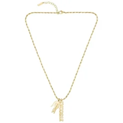 Lacoste Collier Et Pendentif<Collier Homme Umpire - 2040488 Acier Doré, Vert