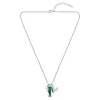 Lacoste Collier Et Pendentif<Collier Homme Umpire - 2040453 Acier Argent, Vert