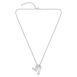 Lacoste Collier Et Pendentif<Collier Homme Umpire - 2040453 Acier Argent, Vert