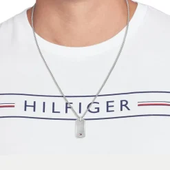 Tommy Hilfiger Bijoux Collier Et Pendentif<Collier Homme Tommy Hilfiger Jameson - 2790627 Acier Argent