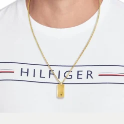 Tommy Hilfiger Bijoux Collier Et Pendentif<Collier Homme Tommy Hilfiger Jameson - 2790628 Acier Doré