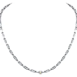 Jourdan Collier Et Pendentif<Collier THOR FZ165H - Collier En Acier et Or 750 Bijoux