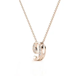 MYC-Paris Collier Et Pendentif<Collier Number 9 Finition Or Rose