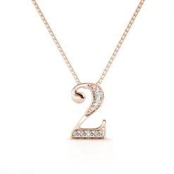 MYC-Paris Collier Et Pendentif<Collier Number 2 Finition Or Rose