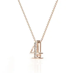 MYC-Paris Collier Et Pendentif<Collier Number 4 Finition Or Rose