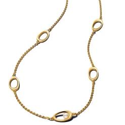 Pandora Collier Et Pendentif<Collier Ovale de Forme Organique & Perle de Culture d'Eau Douce Traitée