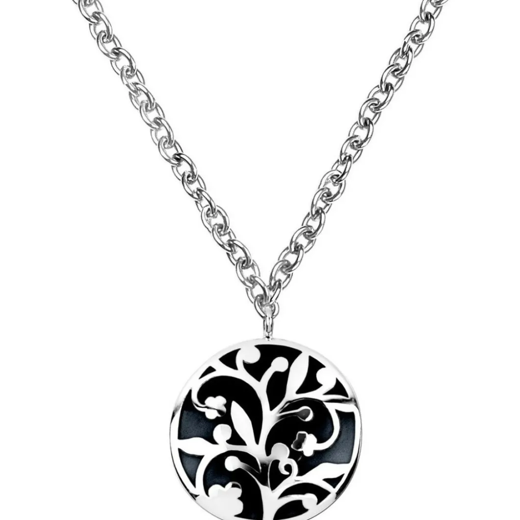 Pierre Lannier Bijoux Collier Et Pendentif<Collier Pierre Lannier JB08A110 - Collier Noir Acier Femme