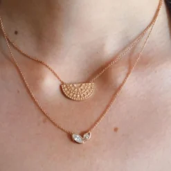 Kosma Paris Collier Et Pendentif<Collier Plaqué Or Rose BNS09556-GR Doré rose