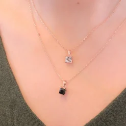 MYC-Paris Collier Et Pendentif<Collier Simple Square Finition Or Rose