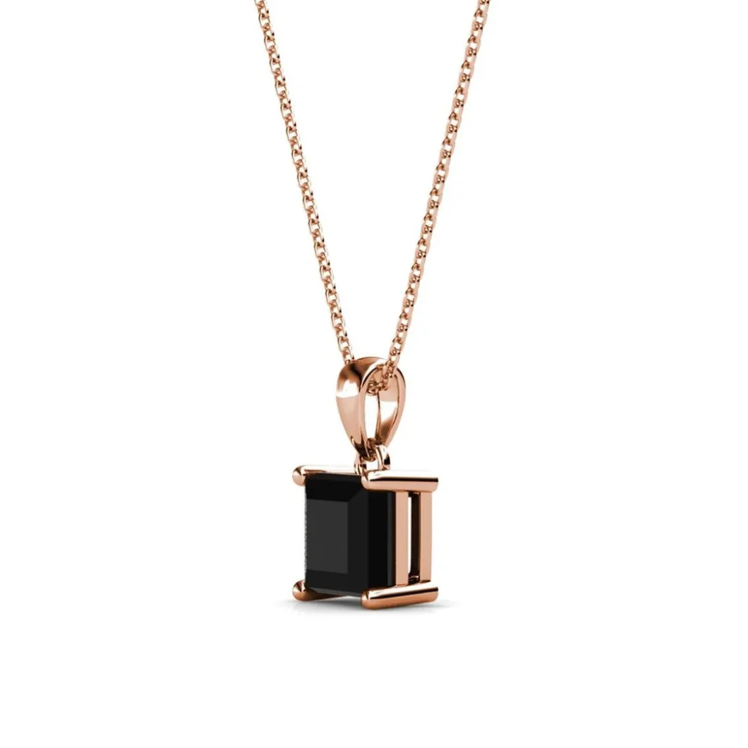 MYC-Paris Collier Et Pendentif<Collier Simple Square Or Rose et Noir