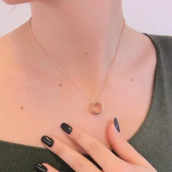 MYC-Paris Collier Et Pendentif<Collier Square Roller Finition Or Rose