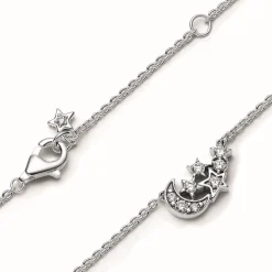 Pandora Collier Et Pendentif<Collier Étoile et Lune Scintillantes en Argent 925/1000 - Moments
