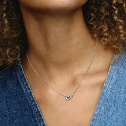 Pandora Collier Et Pendentif<Collier Étoile et Lune Scintillantes en Argent 925/1000 - Moments