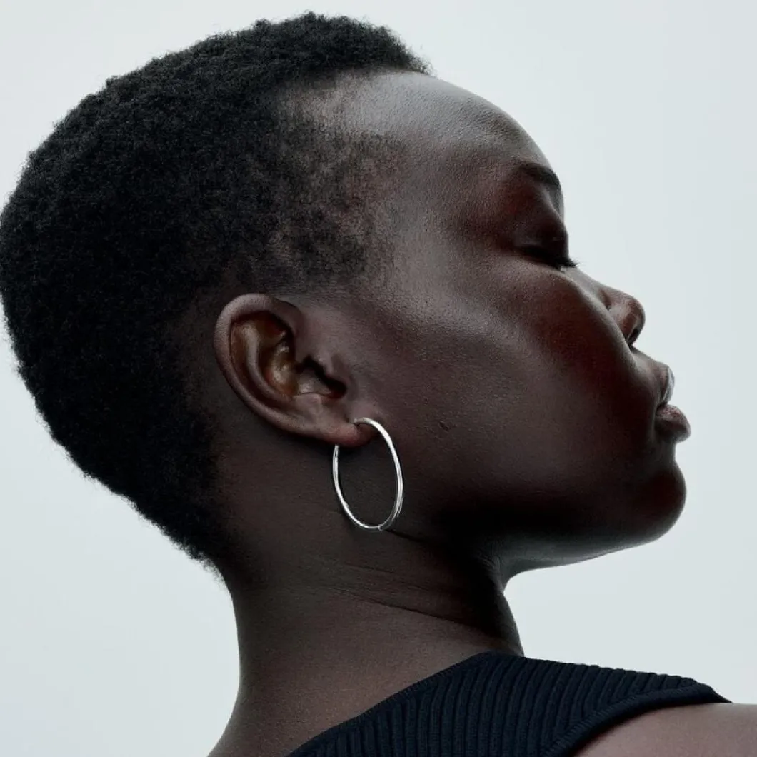 Pandora Boucles D'Oreilles<Créoles à Charms Moments 40mm