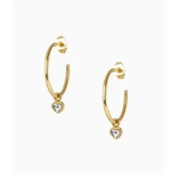 Les Interchangeables Boucles D'Oreilles<Créoles A59259 - Creoles Coeur MM