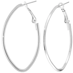 So Charm Bijoux Boucles D'Oreilles<Créoles So Charm - B2787- - Boucles D'Oreilles ées Argent