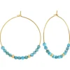 So Charm Bijoux Boucles D'Oreilles<Créoles So Charm - B4255-DORE-APATITE - Boucles D'Oreilles Dorées