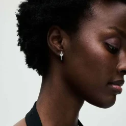 Pandora Boucles D'Oreilles<Créoles Halo Cœur Scintillant