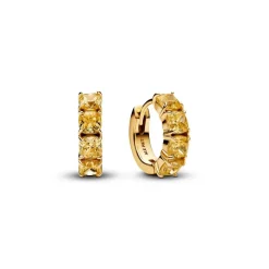 Pandora Boucles D'Oreilles<Créoles Jaune 263851C02