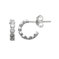 Maison de la Bijouterie Boucles D'Oreilles<Créoles Sensimio Z50UVZ0 Argent