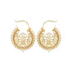 Maison de la Bijouterie Boucles D'Oreilles<Créoles Sensimio Y6YY300 Plaqué or