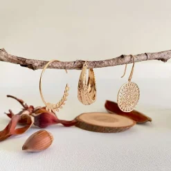 Maison de la Bijouterie Boucles D'Oreilles<Créoles Sensimio Y6Y4500 Plaqué or