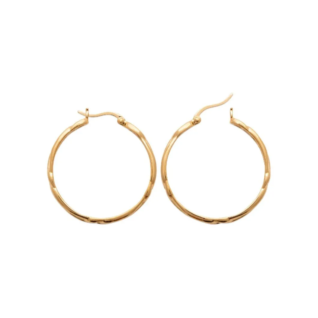 Maison de la Bijouterie Boucles D'Oreilles<Créoles Sensimio Y633500 Plaqué or