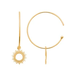 Maison de la Bijouterie Boucles D'Oreilles<Créoles Sensimio Y6Y6300 Plaqué or