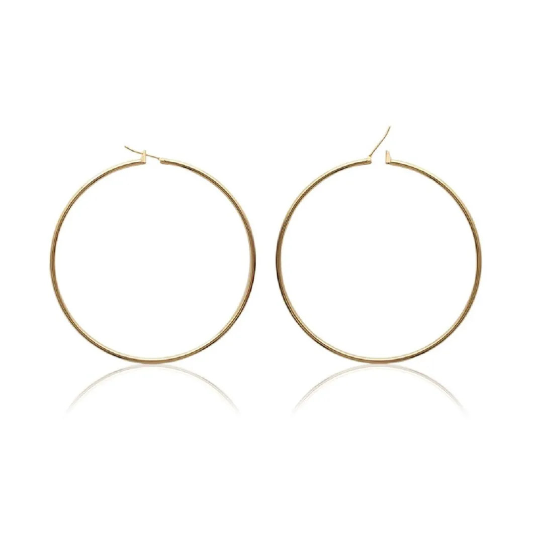 Maison de la Bijouterie Boucles D'Oreilles<Créoles Sensimio YUU50 Plaqué or