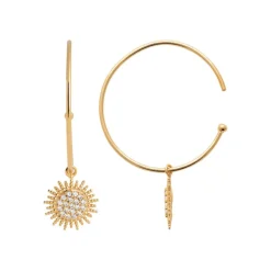 Maison de la Bijouterie Boucles D'Oreilles<Créoles Sensimio Y630UZ0 Plaqué or