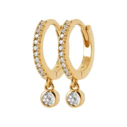 Maison de la Bijouterie Boucles D'Oreilles<Créoles Sensimio Y6343Z0 Plaqué or