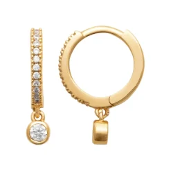 Maison de la Bijouterie Boucles D'Oreilles<Créoles Sensimio Y6343Z0 Plaqué or