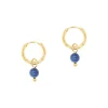 Sloya Boucles D'Oreilles<Créoles Serena en pierres Sodalite