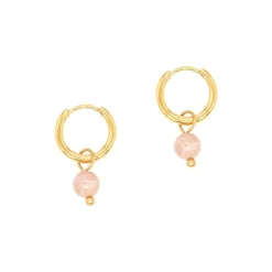 Sloya Boucles D'Oreilles<Créoles Serena Pierres de Soleil