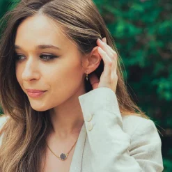 Sloya Boucles D'Oreilles<Créoles Serena Spectrolite