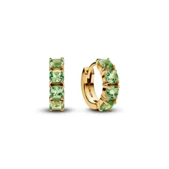Pandora Boucles D'Oreilles<Créoles Vertes 263851C01