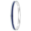 So Charm Bijoux Bracelets<Jonc Femme So Charm - B4338-ARGENT-BLEUFONCE - Bracelet Email Argenté