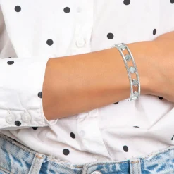 So Charm Bijoux Bracelets<Jonc Femme So Charm - B4003-ARGENT - Bracelet Mode Argenté