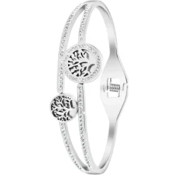 So Charm Bijoux Bracelets<Jonc Femme So Charm - B2931- - Bracelet Arbre De Vie Argent