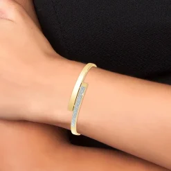 So Charm Bijoux Bracelets<Jonc Femme So Charm - B2532-DORE - Bracelet Mode Doré