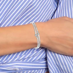 So Charm Bijoux Bracelets<Jonc Femme So Charm - B4025-ARGENT - Bracelet Mode Argenté