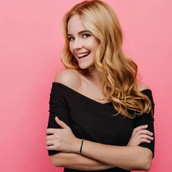 So Charm Bijoux Bracelets<Jonc Femme So Charm - B4338-ARGENT-NOIR - Bracelet Email Argenté