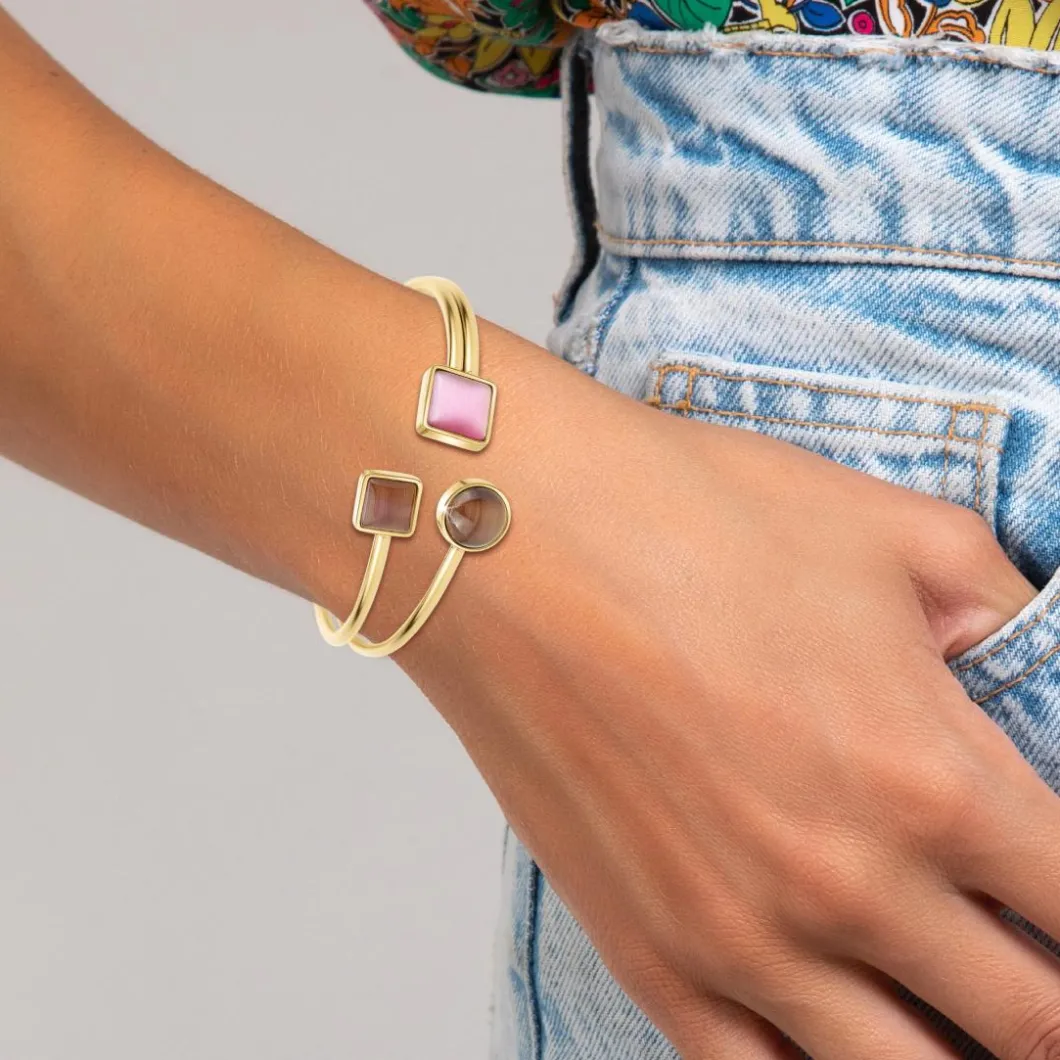 So Charm Bijoux Bracelets<Jonc Femme So Charm - B4114-DORE - Bracelet Mode Doré